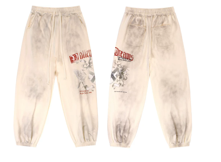 Vale Forever Cream Fallen Dreams Graphic Tracksuit Set