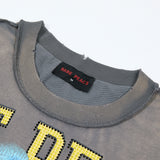Rare Peace Never Mind The Dark Age 2.0 SOS The End of an Era Crop Tee - Cream