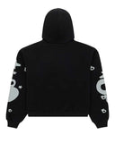 Sp5der Beluga 3M Reflective Hoodie Black