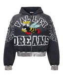 Vale Forever Anthem Zip Up Hoodie Black