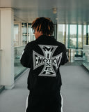 Black “Quarter” zip Jacket