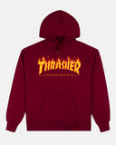 FLAME - HOODIE - MAROON