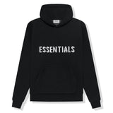 Fear Of God Essentials Black Knit Hoodie