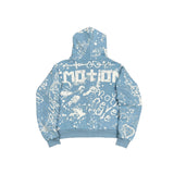 Blue “Graffiti” Hoodie