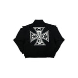 Black “Quarter” zip Jacket