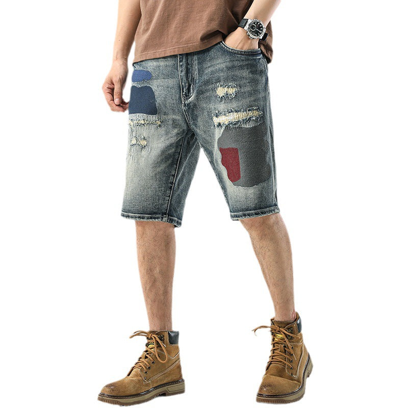 #XR-JS1012# Trendy casual denim shorts