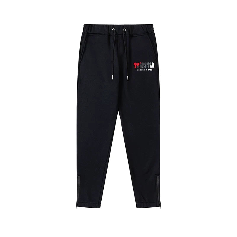 Trapstar niche trendy brand sweatshirt trousers sports leisure suit men and women couple autumn and winter plus velvet letter embroidery (17)