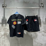 Broken Planet 2053 Graphic Matching Short Set - 2 Colors Available