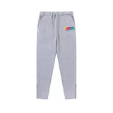 Trapstar autumn and winter casual sports suit hooded sweatshirt pants pullover simple letter drawstring top pants (5)