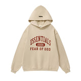 FOG ESSENTIALS American High Street Trendy Brand Sports and Leisure Spring and Autumn Pure Cotton Woolen Hoodie Pants Set for Men (3)