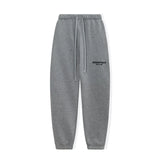FOG ESSENTIALS Fashion High Street Letter Plush Autumn/Winter Casual Plush Hooded Sweatshirt Pants Set for Men (6)