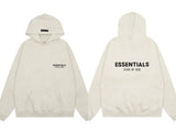 FOG double line heavyweight high street trendy brand hooded sweatshirt with plush loose sweatshirt jacket suitable for men and women, youthful and popular style (21)