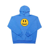 Drew House Smiley Face Pullover Hoodie, Bright Blue