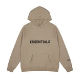 FOG double line heavyweight high street trendy brand hooded sweatshirt with plush loose sweatshirt jacket suitable for men and women, youthful and popular style (19)
