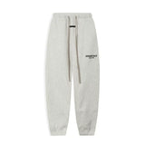 FOG ESSENTIALS Fashion High Street Letter Plush Autumn/Winter Casual Plush Hooded Sweatshirt Pants Set for Men (7)