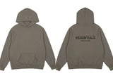 FOG double line heavyweight high street trendy brand hooded sweatshirt with plush loose sweatshirt jacket suitable for men and women, youthful and popular style (24)