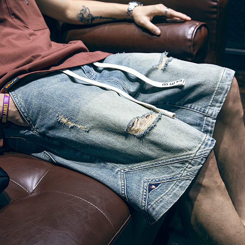 #TC-G7155# Trendy denim shorts