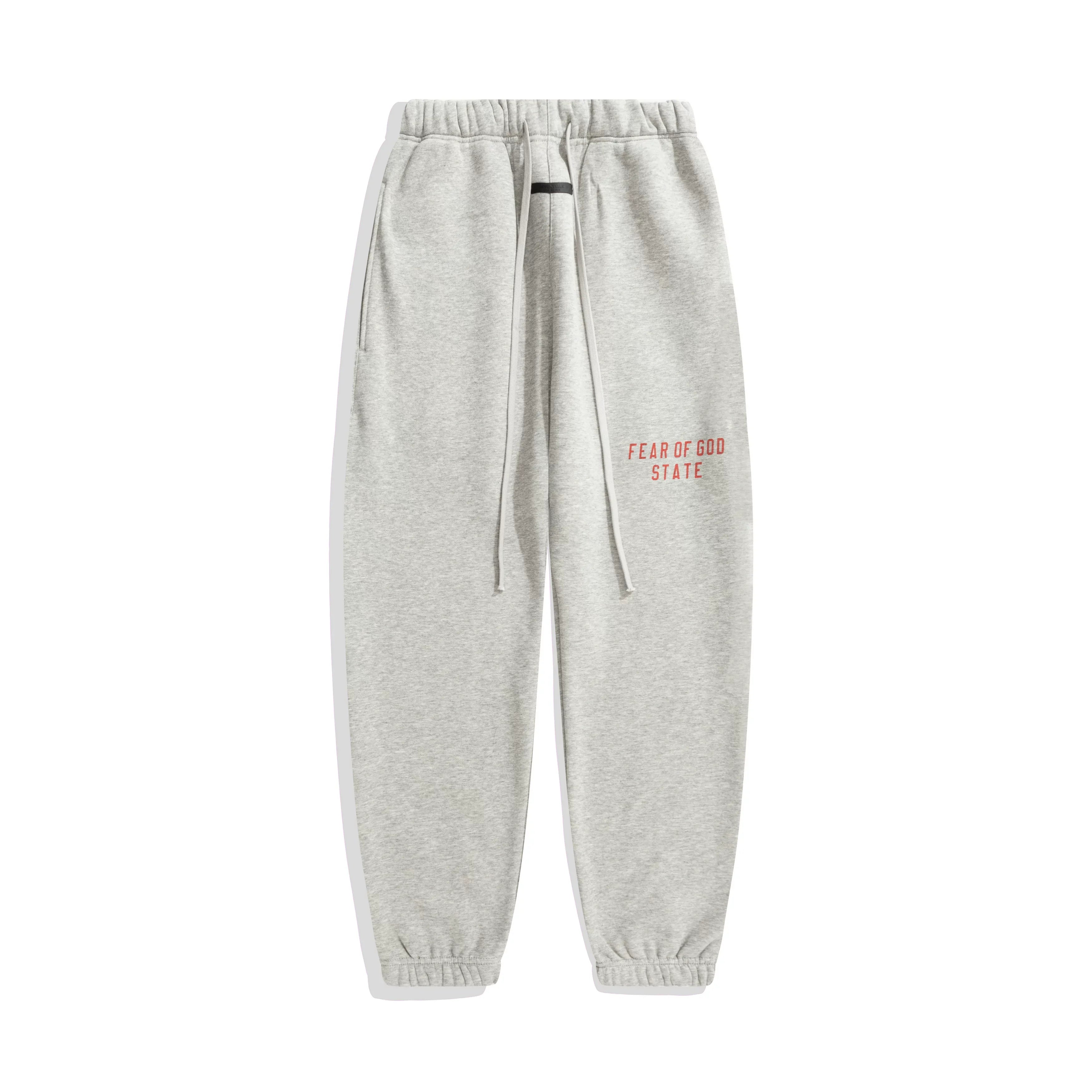 Fog autumn/winter hoodie, sweatpants, long pants with fleece hoodie, versatile letter essentials, loose and trendy ins top (22)