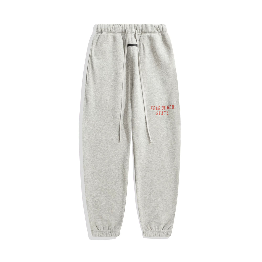 Fog autumn/winter hoodie, sweatpants, long pants with fleece hoodie, versatile letter essentials, loose and trendy ins top (22)