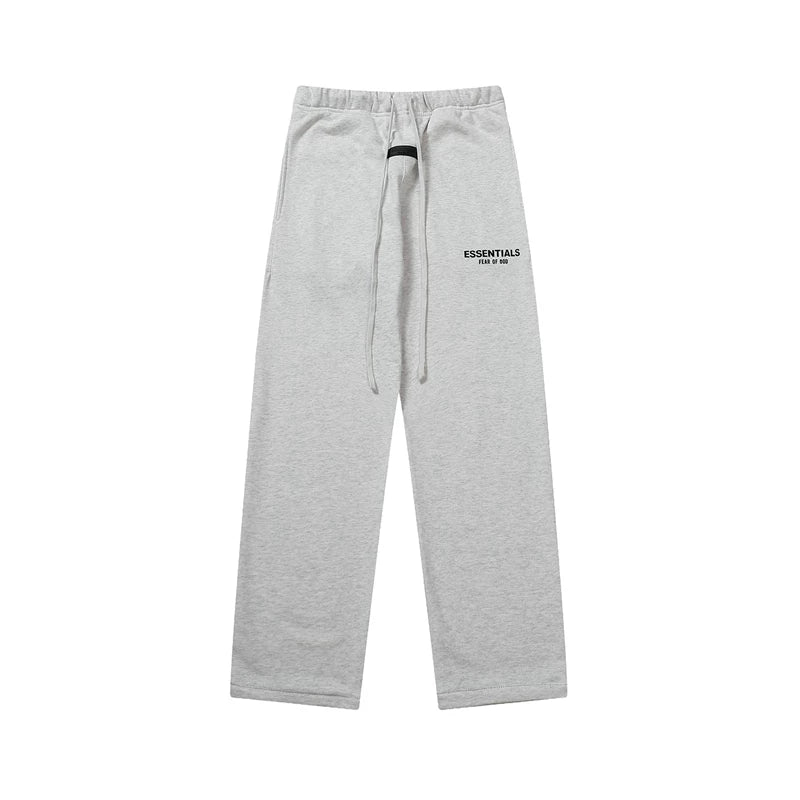 FEAR OF GOD FOG Double Line ESSENTIALS Season 8 High Street Loose Casual Wide Leg Straight Pants (1)