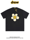 Drew House Daisy Smiley Graphic Oversized Cotton T-Shirt, Off White