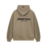 FOG ESSENTIALS Fashion High Street Letter Plush Autumn/Winter Casual Plush Hooded Sweatshirt Pants Set for Men (4)
