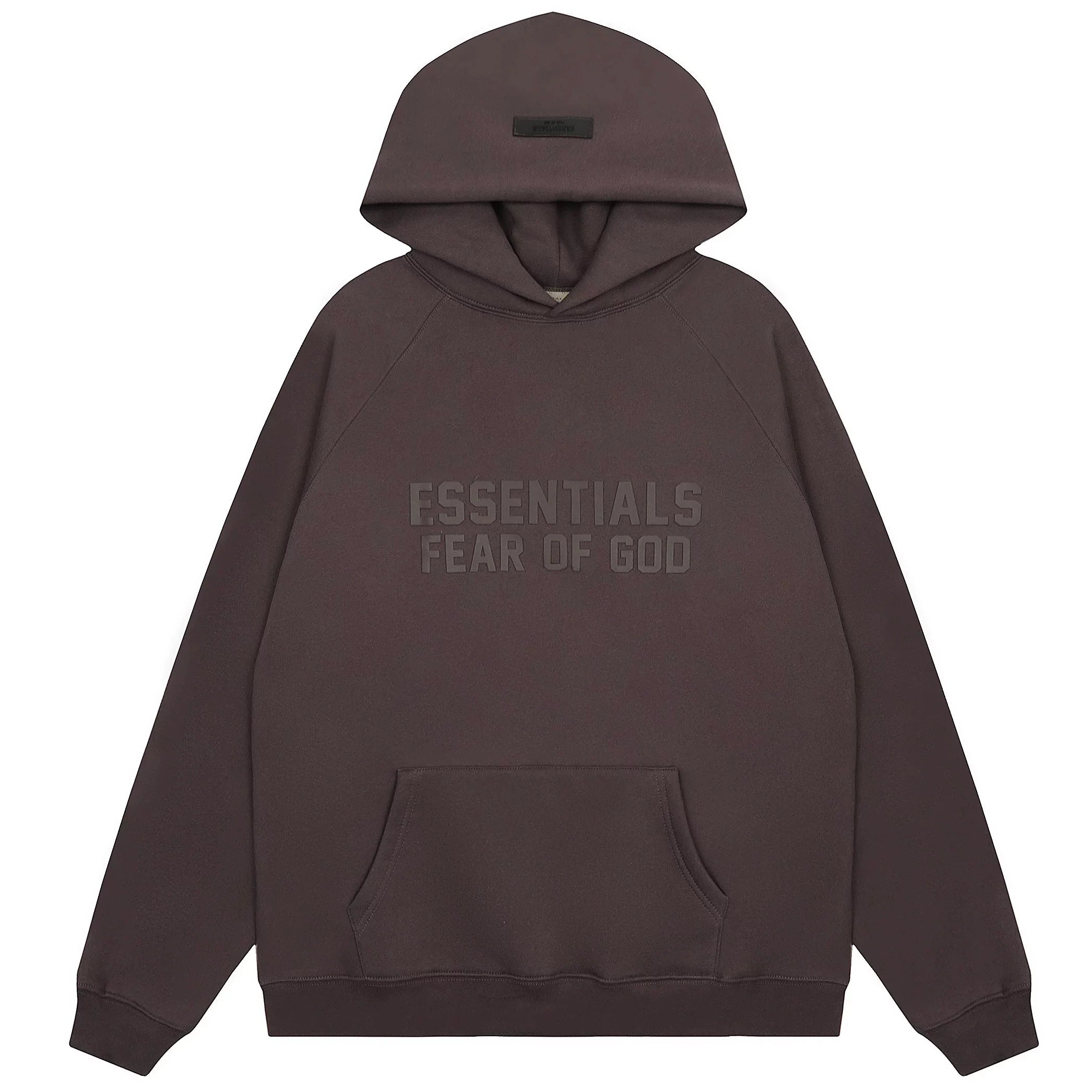 FOG double line heavyweight high street trendy brand hooded sweatshirt with plush loose sweatshirt jacket suitable for men and women, youthful and popular style (41)