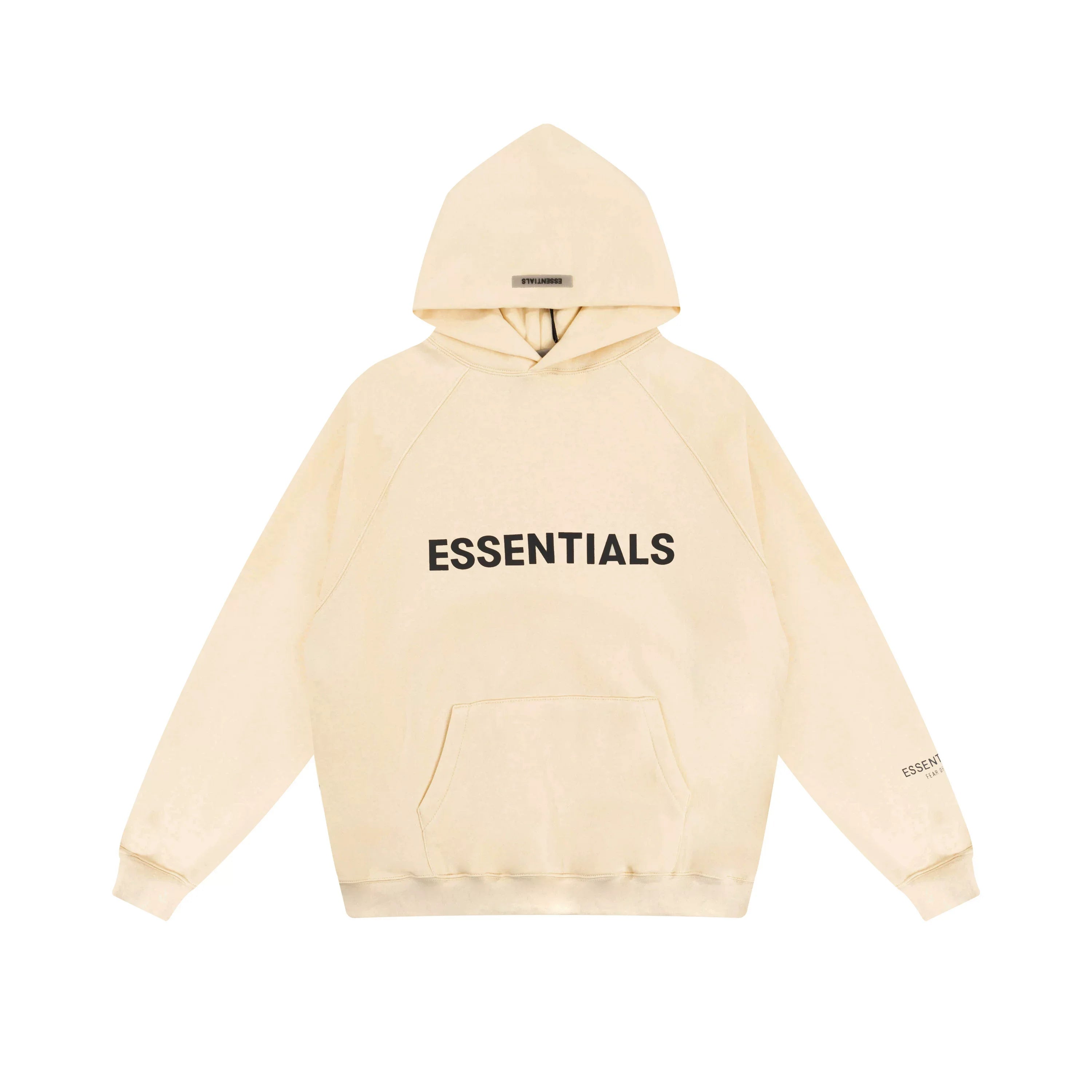 Fog autumn/winter hoodie, sweatpants, long pants with fleece hoodie, versatile letter essentials, loose and trendy ins top (28)