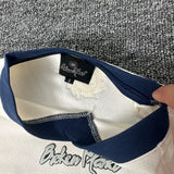 Broken Planet #22 Color Block Mesh Baseball Jersey - White Navy