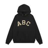 FOG double line heavyweight high street trendy brand hooded sweatshirt with plush loose sweatshirt jacket suitable for men and women, youthful and popular style (5)