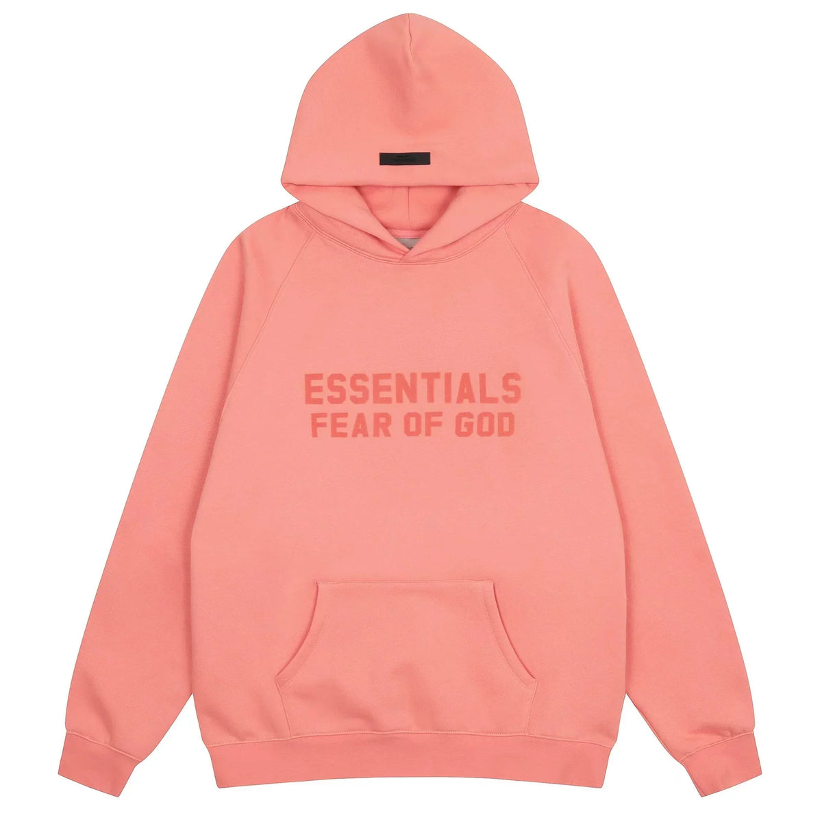 FOG double line heavyweight high street trendy brand hooded sweatshirt with plush loose sweatshirt jacket suitable for men and women, youthful and popular style (39)