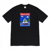 Supreme Sailboat Painting Graphic Tee – Black
