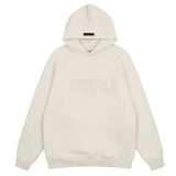 FOG double line heavyweight high street trendy brand hooded sweatshirt with plush loose sweatshirt jacket suitable for men and women, youthful and popular style (36)