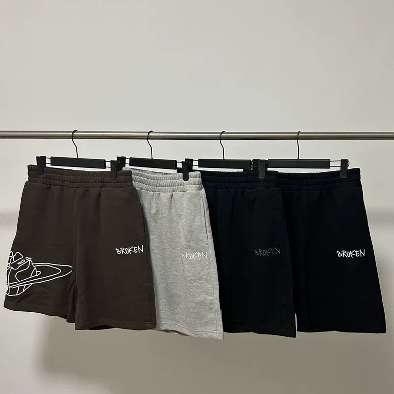 Broken Planet "BROKEN" Script Sweat Shorts - 3 Colors Available