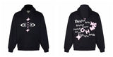 Broken Planet Blessed With Glorious Purpose Black Oversized Graphic Hoodie