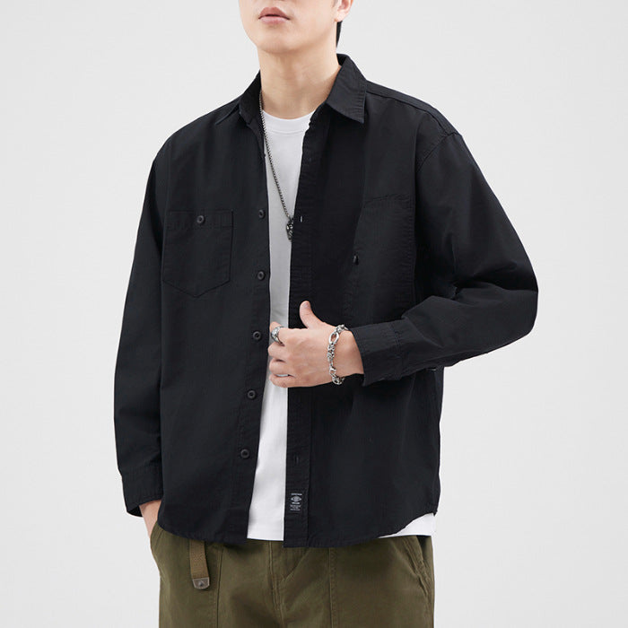 #TC-Z771# Japanese retro casual work shirt