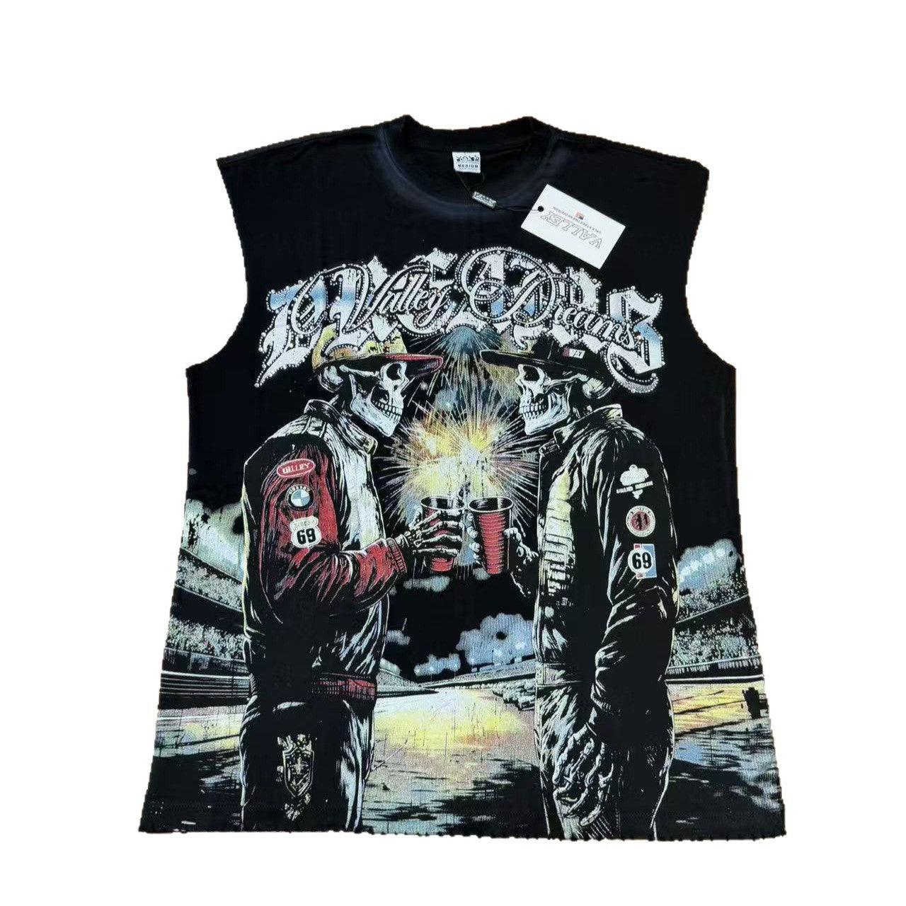 Vale Forever Black Wild Dreams Muscle Tee