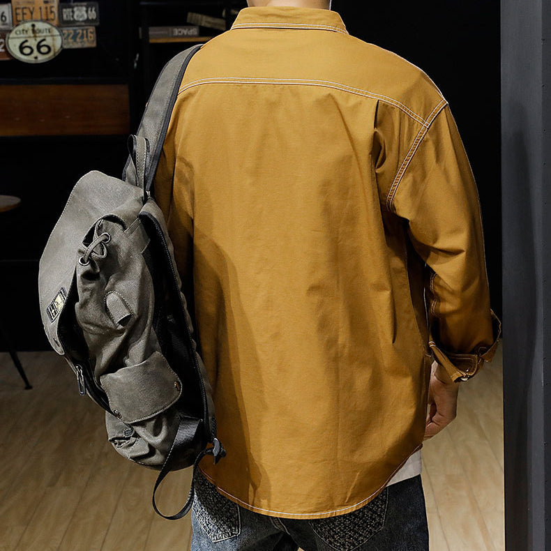 #DMQ-Z123# Trendy Long Sleeve Shirt