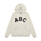 FOG double line heavyweight high street trendy brand hooded sweatshirt with plush loose sweatshirt jacket suitable for men and women, youthful and popular style (4)