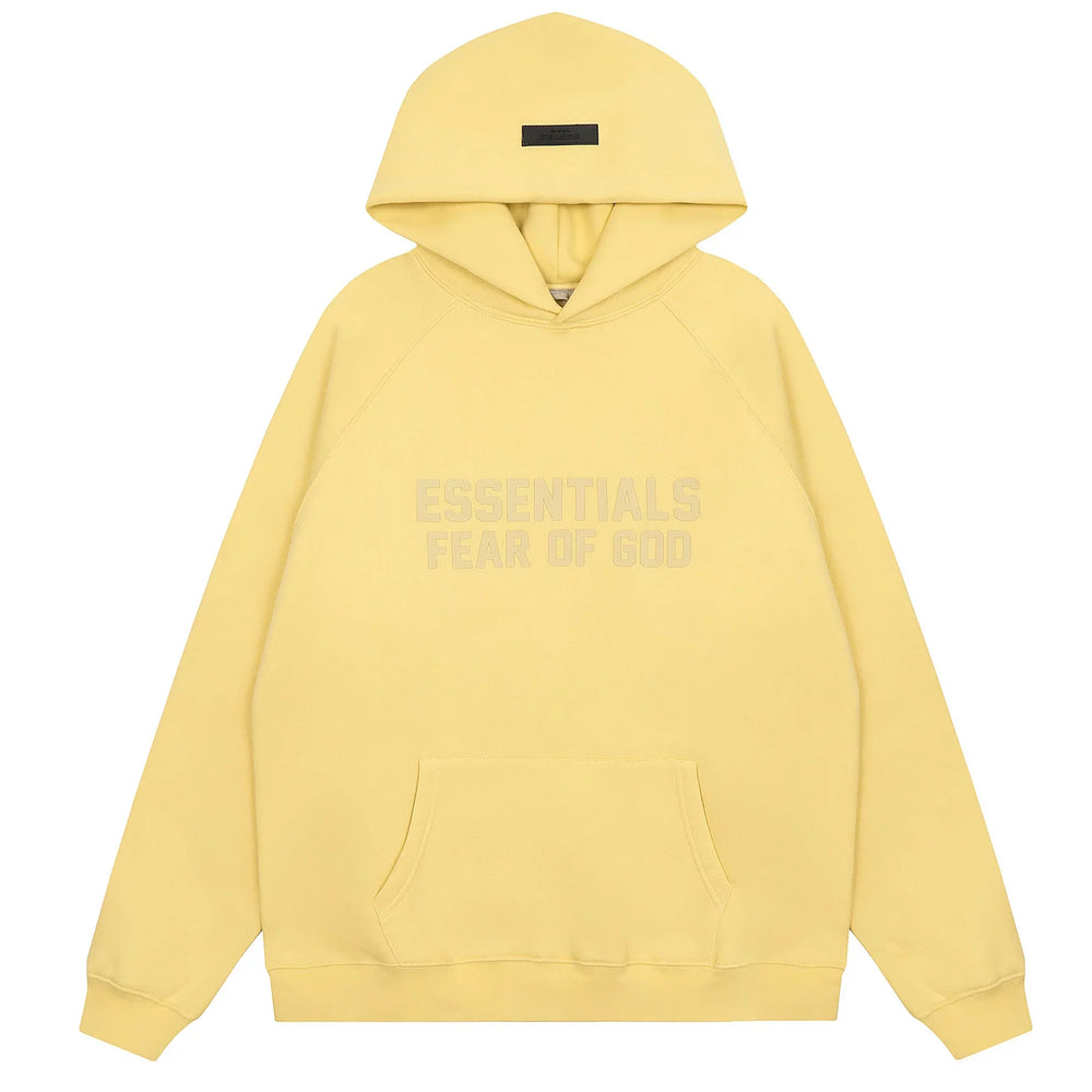 FOG double line heavyweight high street trendy brand hooded sweatshirt with plush loose sweatshirt jacket suitable for men and women, youthful and popular style (38)