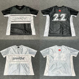Broken Planet #22 V-Neck Color Block Jersey - 2 Colors Available