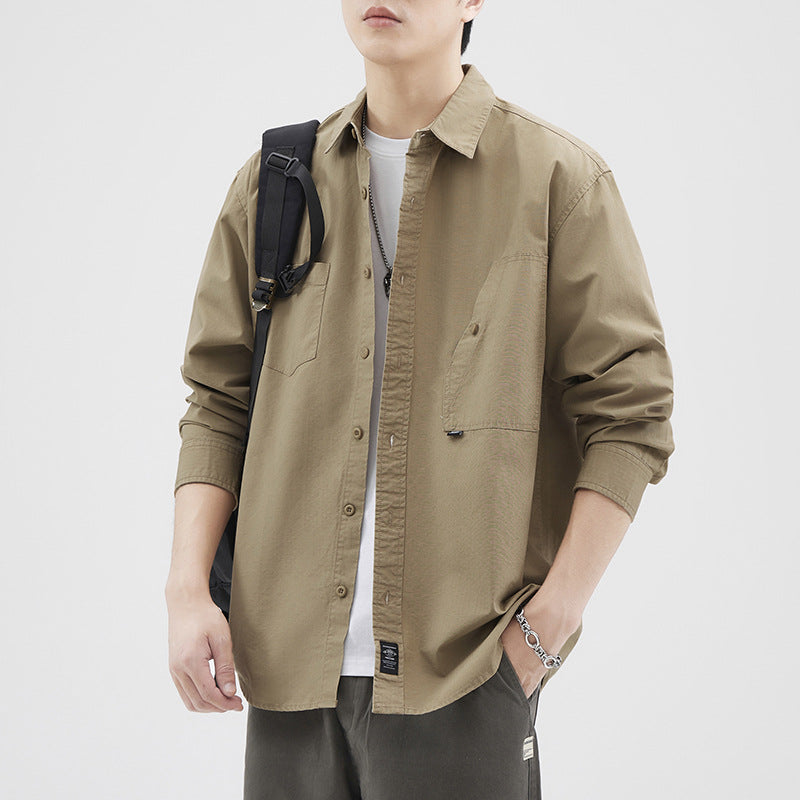 #TC-Z771# Japanese retro casual work shirt
