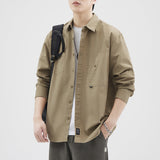 #TC-Z771# Japanese retro casual work shirt