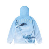 Cross border foreign trade autumn and winter Trapstar letter embroidery eagle zipper windbreaker hooded windbreaker men's and women's jacket jacket (1)