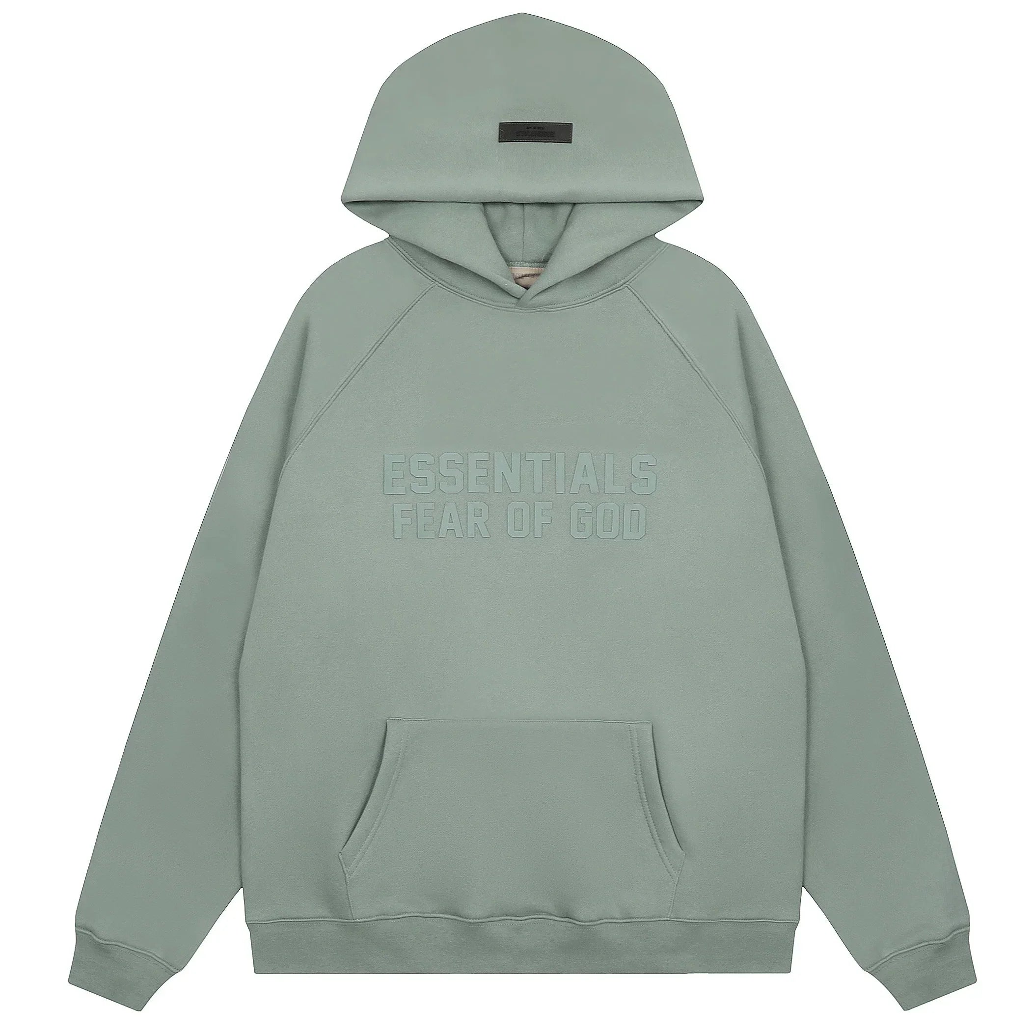 FOG double line heavyweight high street trendy brand hooded sweatshirt with plush loose sweatshirt jacket suitable for men and women, youthful and popular style (37)
