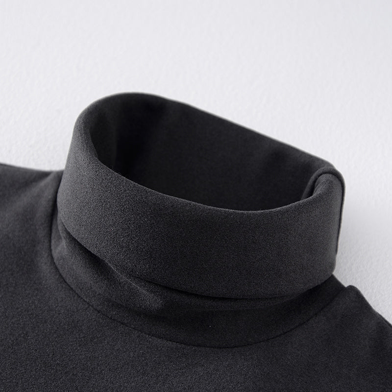 #JSB-DDS7776# Autumn and winter fleece long-sleeved bottoming shirt