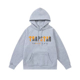 Trapstar autumn and winter casual sports suit hooded sweatshirt pants pullover simple letter drawstring top pants (8)