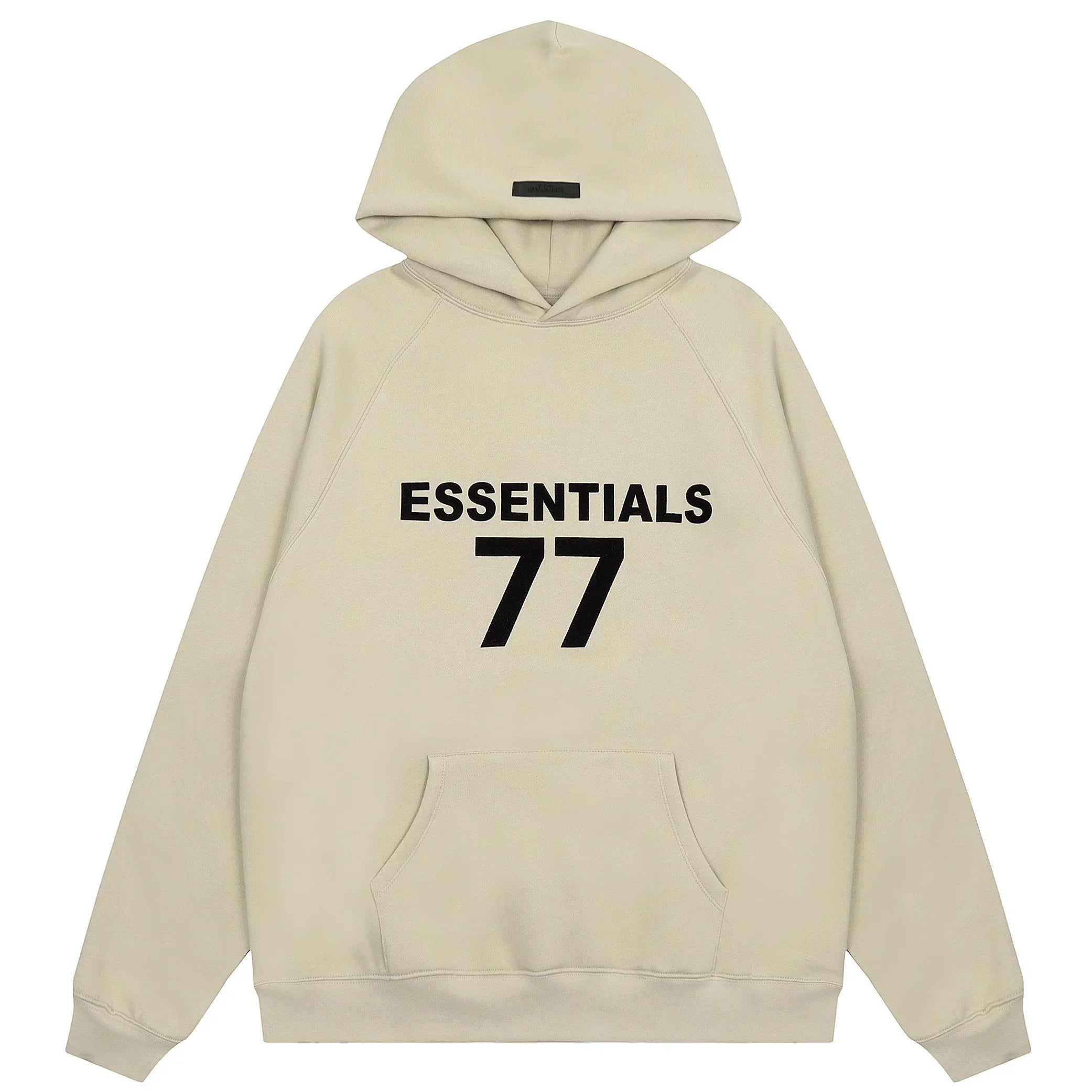 FOG double line heavyweight high street trendy brand hooded sweatshirt with plush loose sweatshirt jacket suitable for men and women, youthful and popular style (27)