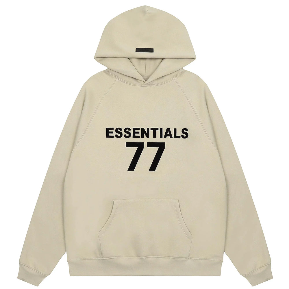 FOG double line heavyweight high street trendy brand hooded sweatshirt with plush loose sweatshirt jacket suitable for men and women, youthful and popular style (27)