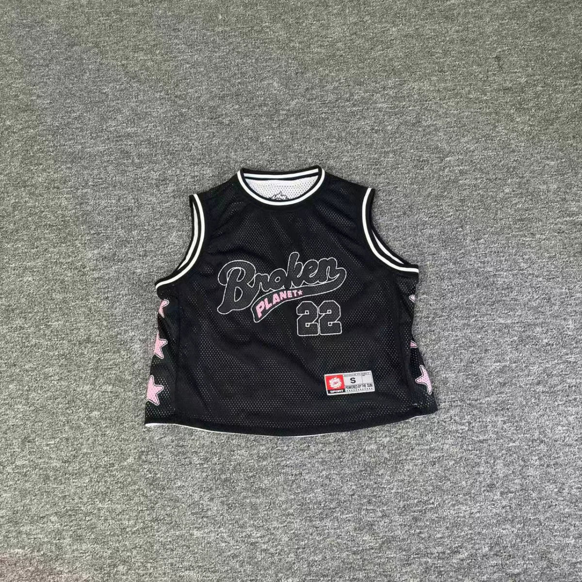 Broken Planet 22 Star Mesh Basketball Jersey